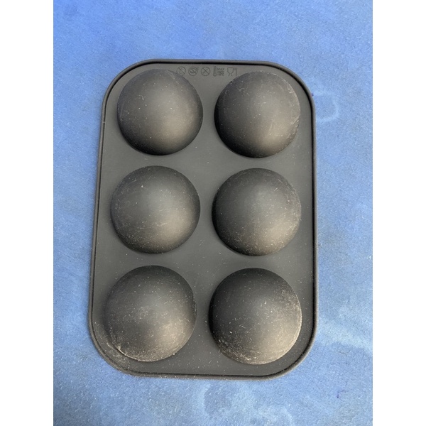 Khuôn silicon bán cầu 5cm