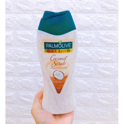 Sữa tắm tẩy tế bào chết Palmolive Body Butter Coconut Scrub 400ml