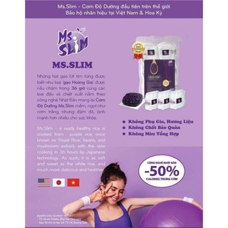 Cơm gạo lứt tím MsSlim
