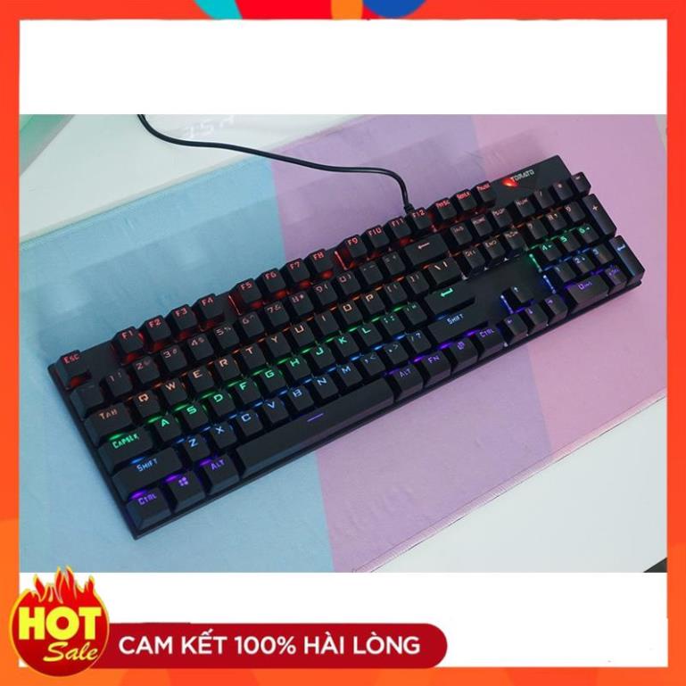 [Xịn]Bàn phím cơ giá rẻ LED TOMATO Gaming RGB máy tính bàn có dây S220