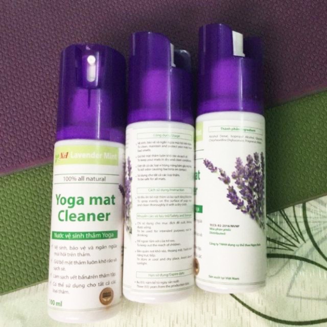 Chai Xịt Vệ Sinh Thảm Tập Yoga - Yoga Mat Cleaner - Dung Dịch Làm Sạch Và Ngừa Mùi Hôi Trên Thảm