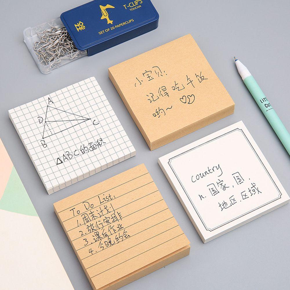 Set 80 Tờ Giấy Ghi Chú Nhắc Nhở Đơn Giản Tiện Dụng