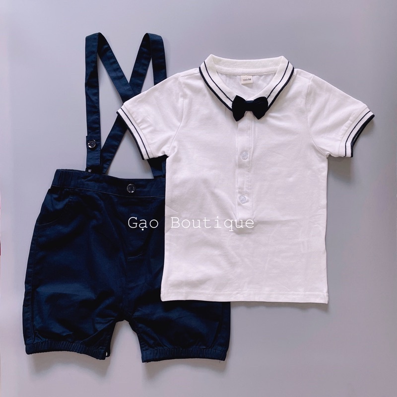 [Hình thật] Set công tử cho bé trai 4-15kg