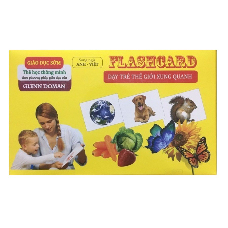 Thẻ học flashcard thế giới xung quanh cho bé - Thẻ to