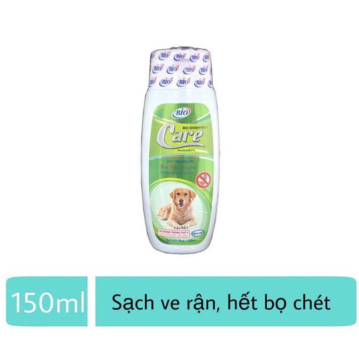 Sữa tắm Bio Care đặc trị ve rận, bọ chét cho thú cưng - 150ml - Ki Mi Pets Phụ kiện chó mèo Pet shop Thanh Hóa