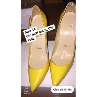 Thanh lý giày size 34 new 100