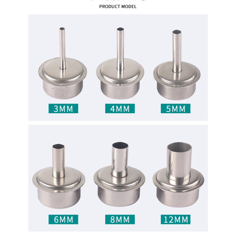Đầu khò 861DW size 6mm NK2064 (dùng được cho các khò Sugon 86XX, 2020D)