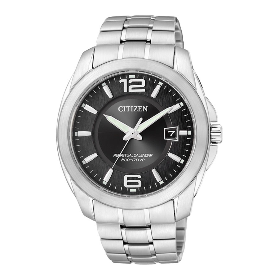 Đồng Hồ Nam Citizen Dây Thép Không Gỉ BL1240-59E - Mặt Đen (Sapphire)