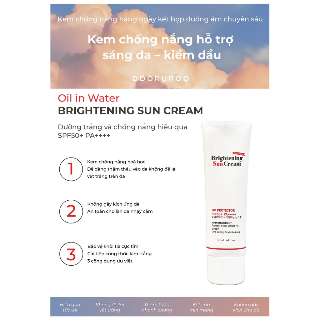 [Combo Quà Tặng]  1 lọ GLUTAMAX 1000 + TẶNG KÈM 1 kem chống nắng DDORUROO trị giá 435k | BigBuy360 - bigbuy360.vn