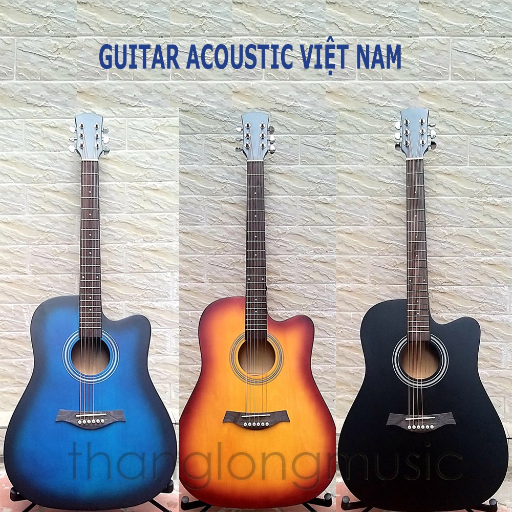 [ Đàn guitar giá rẻ ] Đàn guitar acoustic Việt Nam GTA-TH