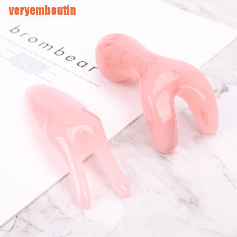 Dụng Cụ Mát Xa Mặt Bằng Nhựa Resin Tự Nhiên