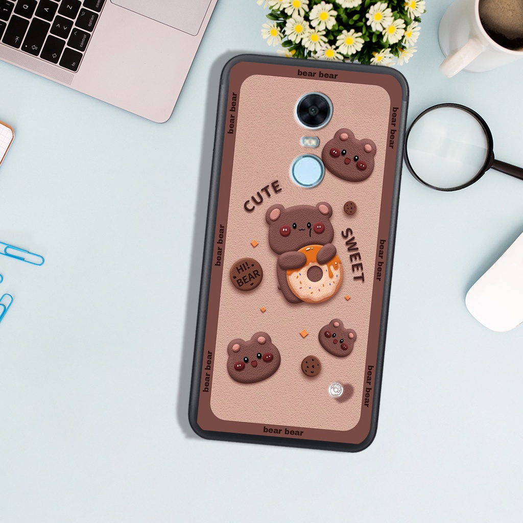 ỐP LƯNG  XIAOMI REMDI 5 - REDMI 5 PLUS ,IN HÌNH GẤU BEAR DỄ THƯƠNG, BỀN ĐẸP.