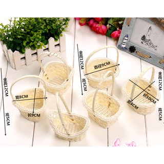 Giỏ Đan Mây Mini Đựng Trái Cây Xinh Xắn
