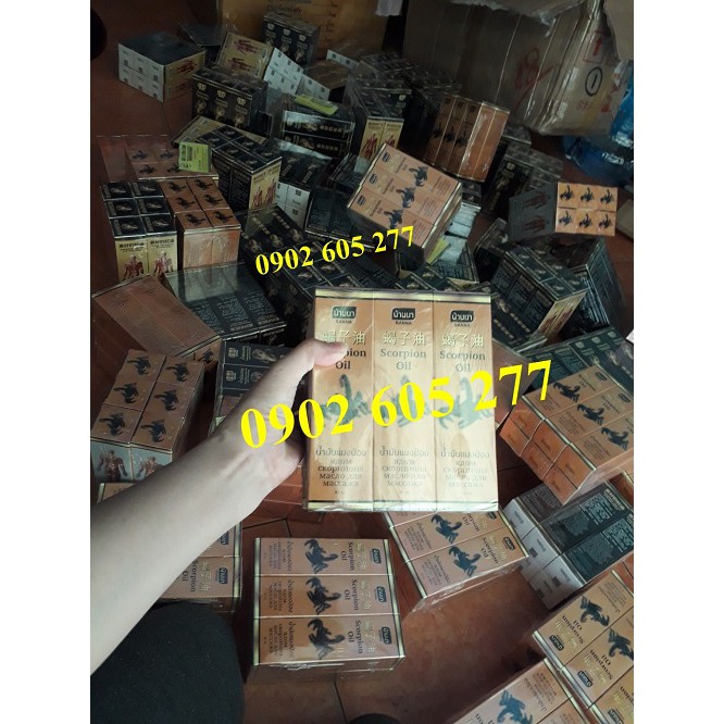 (Hàng Xịn) Dầu xịt xoa bóp Bò Cạp (Scorpion) Thái Lan chính hãng