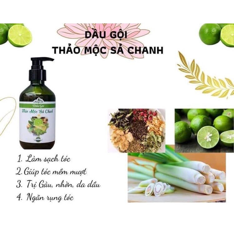 Dầu Gội Thảo Mộc Sả Chanh Nàng Ơi 300ml