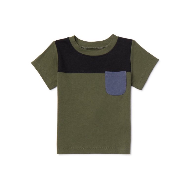Áo phông cộc tay xuất dư mùa hè cho bé trai từ 0-24 tháng, chất liệu cotton 100%, thấm hút mồ hôi, short sleeve t-shirt