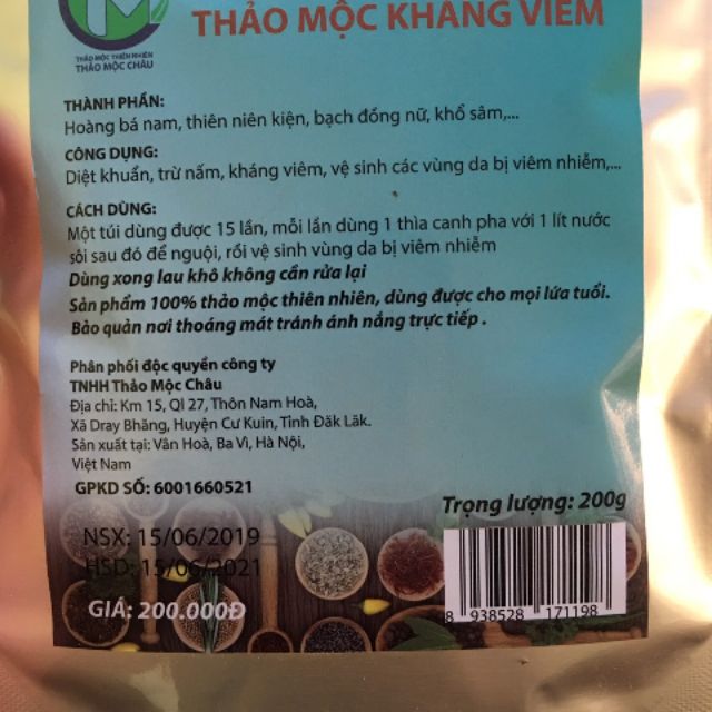 thảo mộc kháng viêm