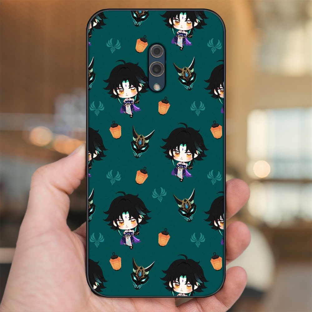 Ốp lưng Oppo K3 viền đen in hình Xiao Genshin Impact