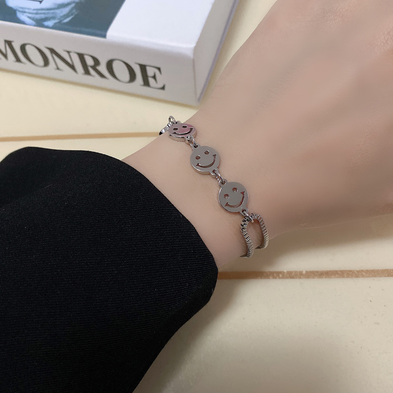 Vòng Tay Kim Loại Thiết Kế Đơn Giản Cho Cặp Đôi