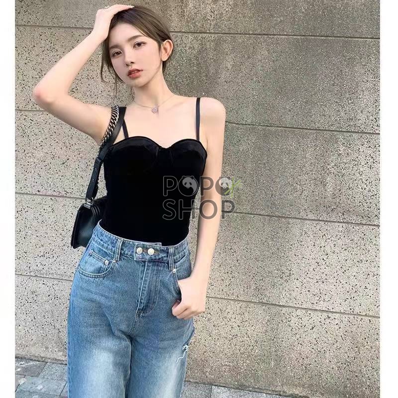 Áo Hai Dây Nữ Croptop Nhiều Loại Đa Dạng Sexy Quyến Rũ