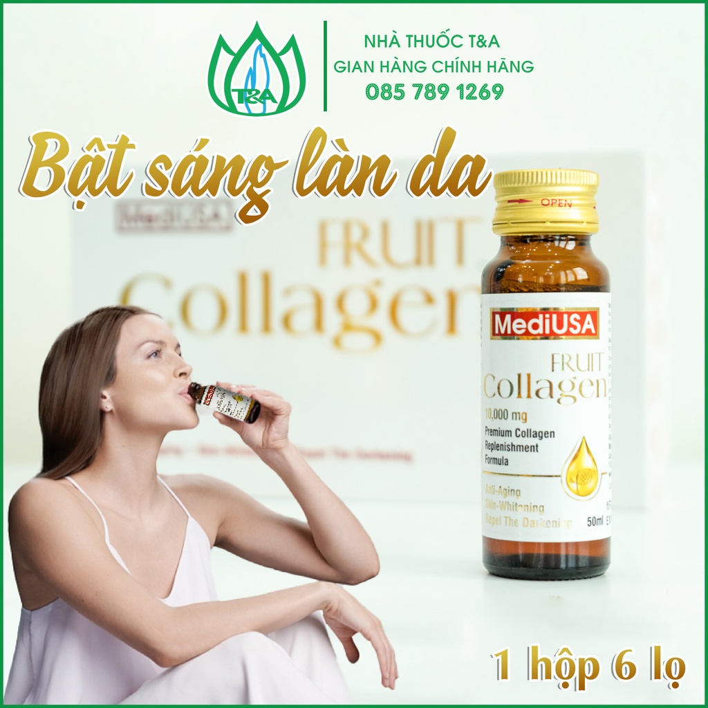 Collagen chống lão hóa, trẻ hóa làn da Fruit Collagen Hộp 6 chai