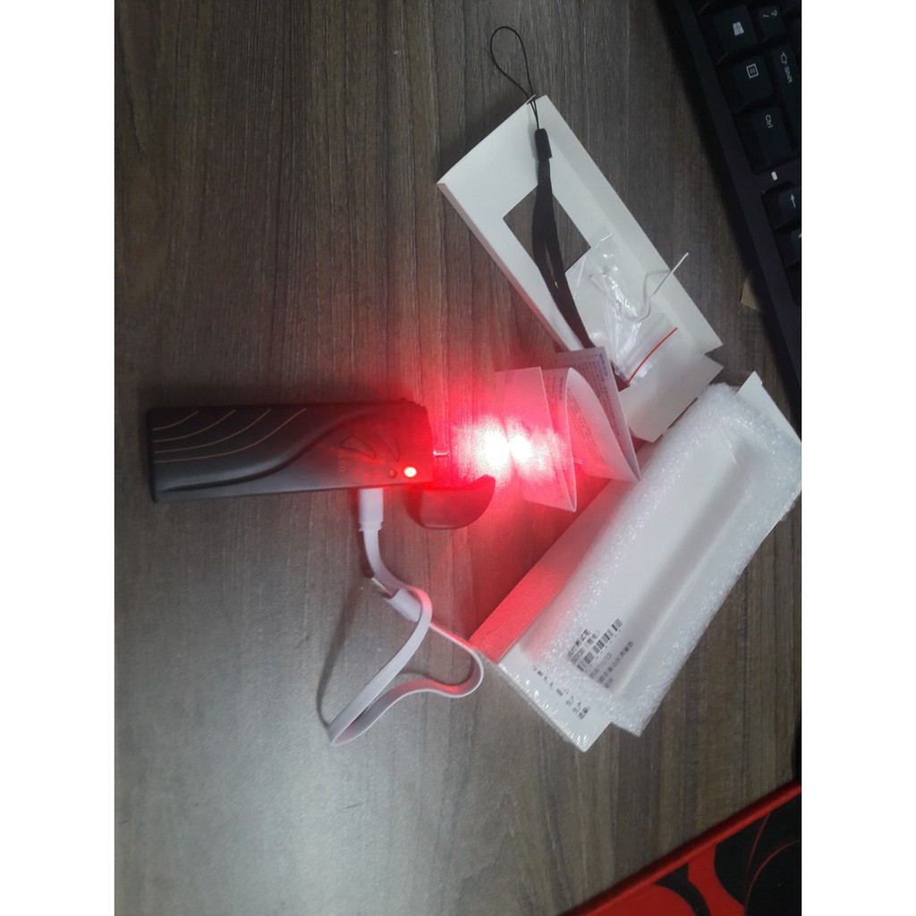 Bút soi quang SGV 15km cao cấp dùng pin sạc - Tích hợp đèn pin