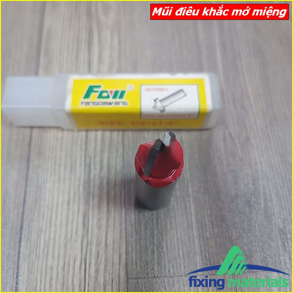Mũi điêu khắc gỗ mở miệng