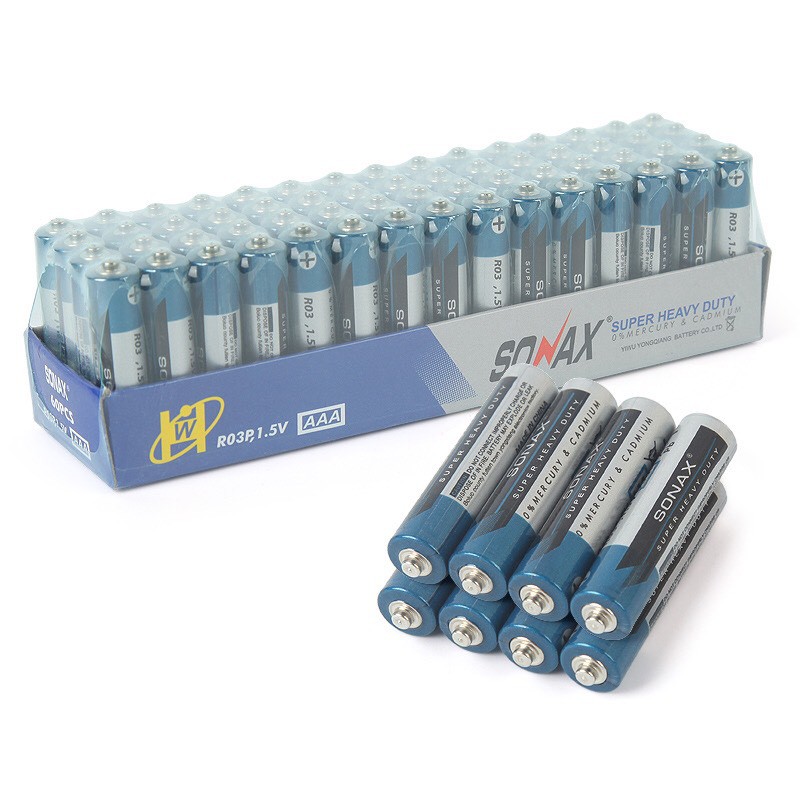 Pin AAA Sonax Đức 1.5V Vỉ 2 Viên Vỉ 10 Viên Xài Cho Cân Điện Tử Máy Chơi Game Máy Ảnh Thiết Bị Nghe Nhạc Vâng Vâng