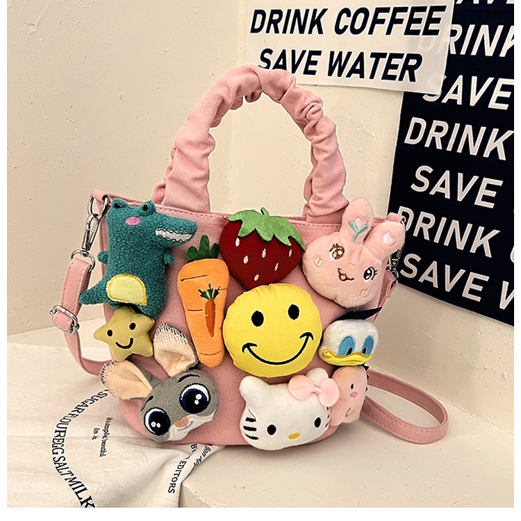 Túi đeo vai IELGY kiểu dáng hoạt hình dễ thương thời trang cho nữ