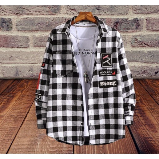 Áo sơ mi, áo Caro Nam Nữ FLANNEL phong cách Hàn Quốc sản phẩm ưa chuộn hiện nay-fashion.best