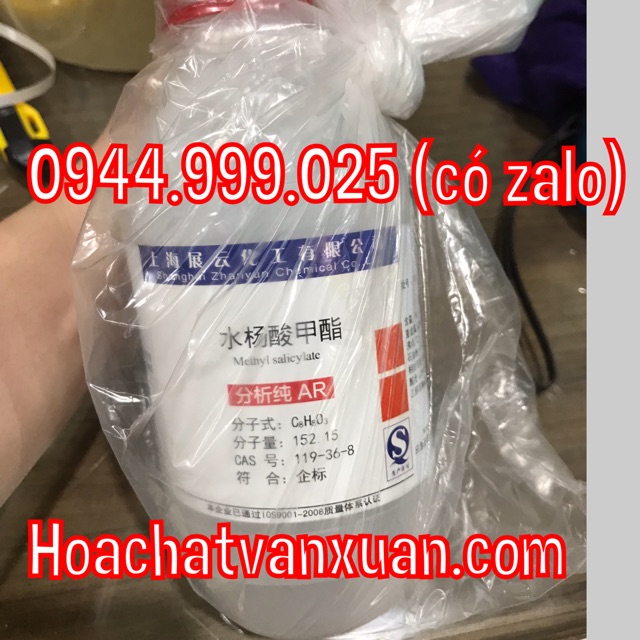 Hóa chất Methyl salicylate 98% CAS 119-36-8 C8H8O3 chai 500ml metyl salicylat