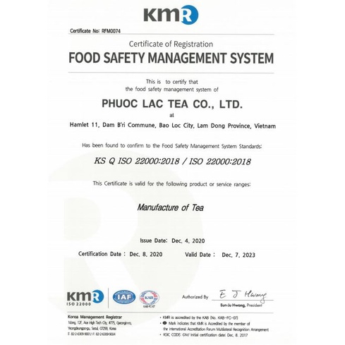 Hồng Trà ô long  100g Phước Lạc