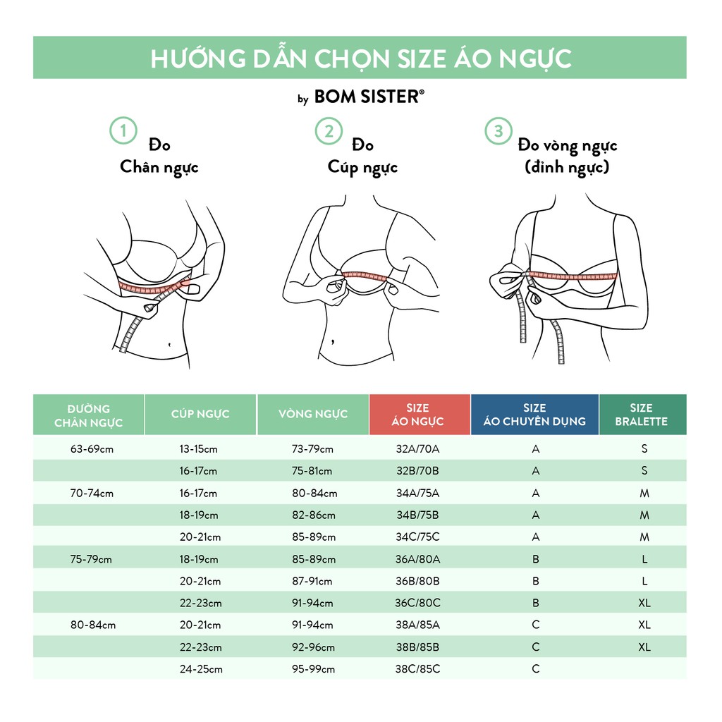 Áo Lót Mút Vừa Cúp Ngang Không Gọng Dây Vai Đôi Kèm Dây Rút Nâng Ngực Tạo Khe V BOMSISTER A4400