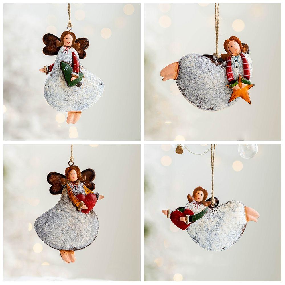 LET Phụ Kiện Treo Trang Trí Cây Thông Giáng Sinh Hình Thiên Thần