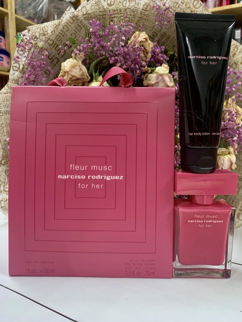 Set nước hoa narciso 30ml + lotion 75ml | Thế Giới Skin Care