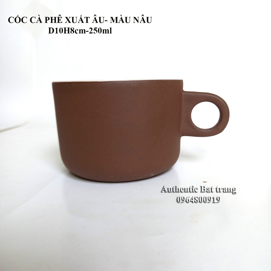 &quot;HOT&quot; Cốc cà phê cao cấp D10*H8cm250ml-Hãy thưởng thức cà phê theo chuẩn phong cách Châu Âu- Authentic Bat trang