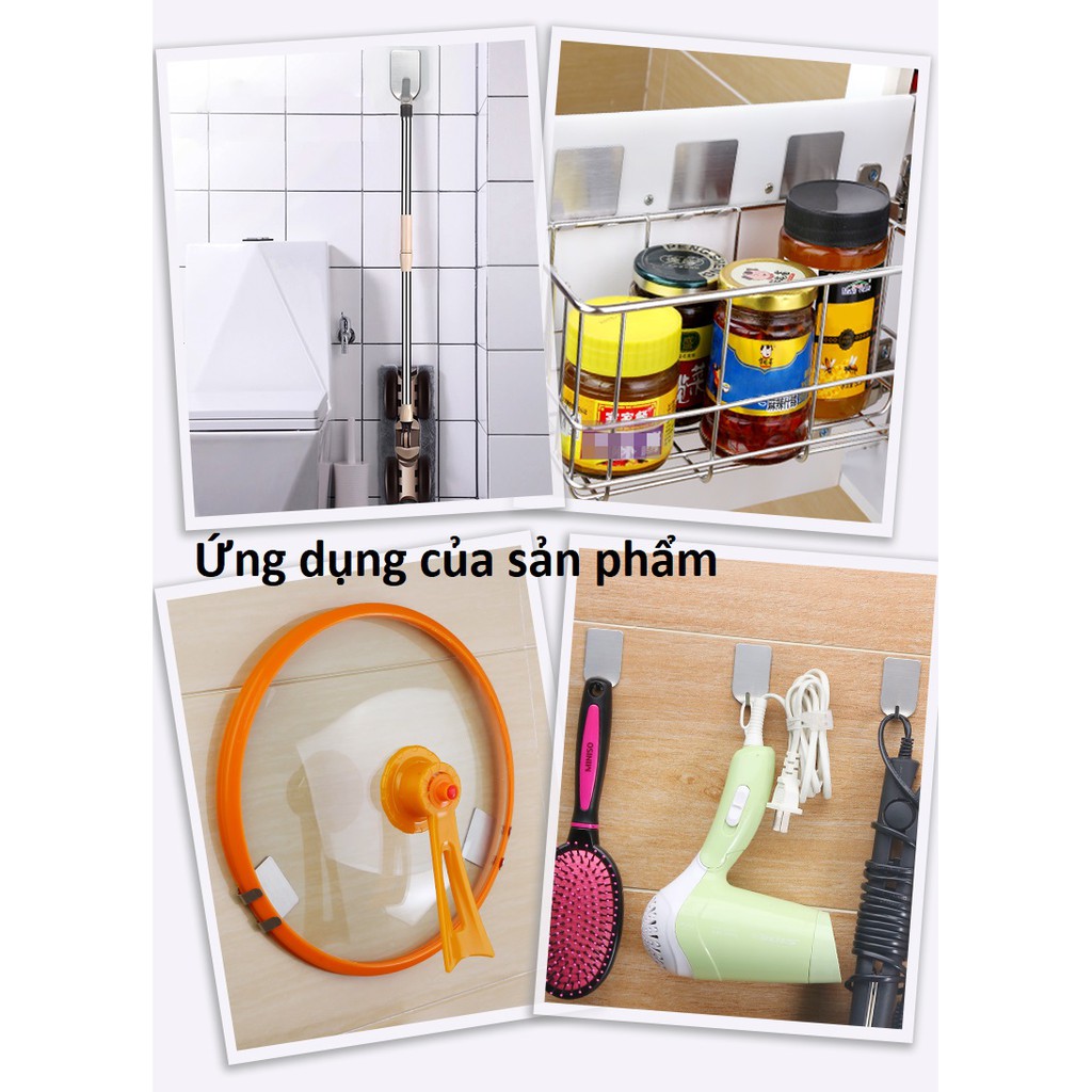 Móc Dán Tường Chịu Lực, Móc Inox, Móc Dính Tường Siêu Dính, Treo Đồ Đa Năng, Tiện Dụng Gia Đình, Taky Home 2002 | BigBuy360 - bigbuy360.vn