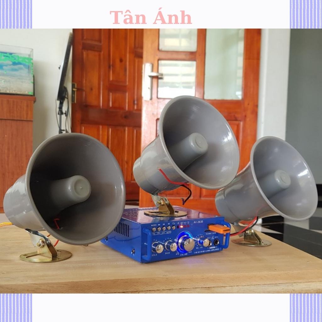 Loa phóng thanh bát nhôm 5w chuyên bẫy chim đêm