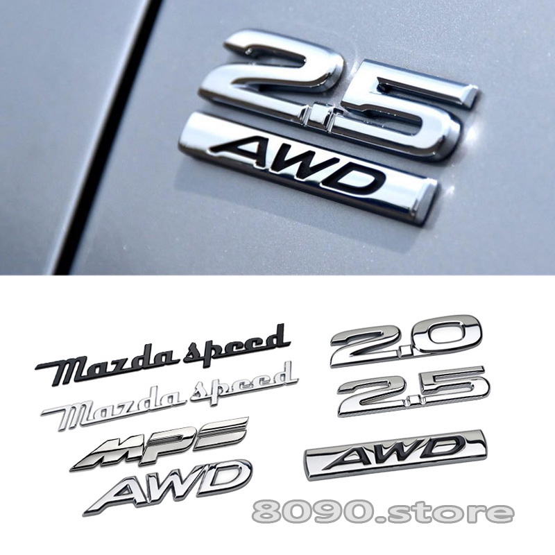 Logo Kim Loại Trang Trí Thân Xe Hơi Mazda Atenza Axela 2.5 2.0 MS