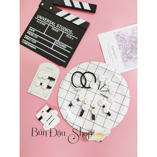 Set Kẹp Tóc Hoa Cúc Họa Mi