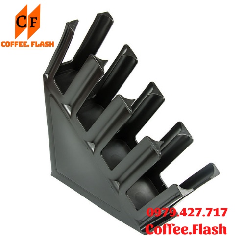 Kệ đựng ly, cốc trà sữa nhựa 4 ngăn - Kệ để ly cafe và ly trà sữa 4 ngăn