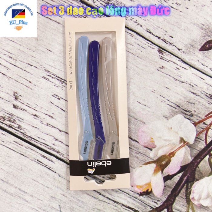 Dao Cạo Lông Mày Ebeline Đức- xuất xứ Đức - tách lẻ 1 chiếc