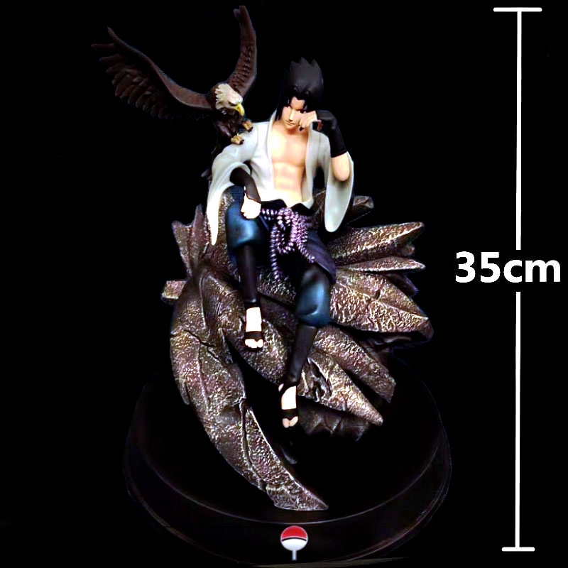 Mô hình Figure Naruto Shippuden Uchiha Sasuke Mangekyou Sharingan Đại bàng 35 cm Cỡ lớn - Kunder Sỉ Lẻ