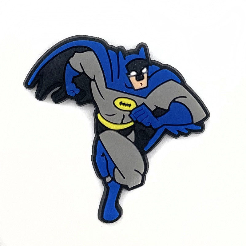 Batman Shoe Charms Crocs Thời trang Super hero Jibbitz pvc Dép xăng đan decorate accessories DIY Phụ kiện dép Với 1000 Mẫu Lựa Chọn Phụ kiện giày dép nam và trẻ em
