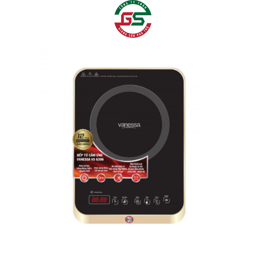 Bếp điện từ đơn Vanessa 6398