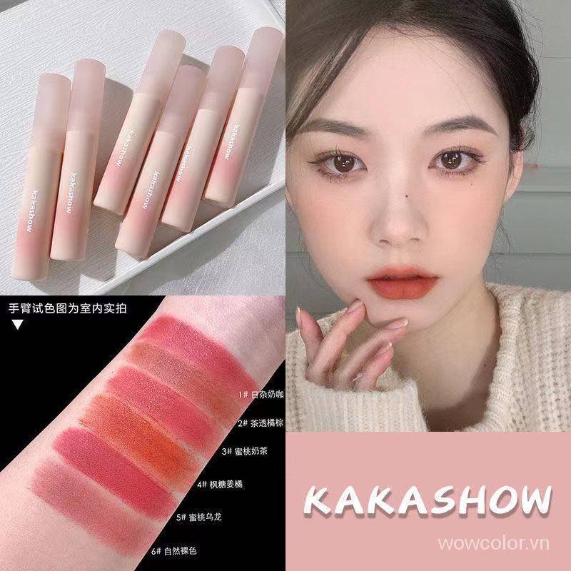[Hàng mới về] Son kem KAKASHOW chống thấm nước lâu trôi cao cấp