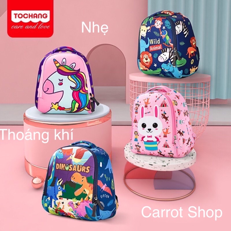 Balo Tochang mầm non họa tiết dễ thương