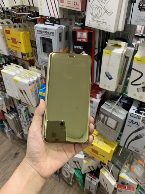 [Mã ELFLASH5 giảm 20K đơn 50K] Bao da Oppo A1k/A5s/A7/F9/F11pro tráng gương | BigBuy360 - bigbuy360.vn