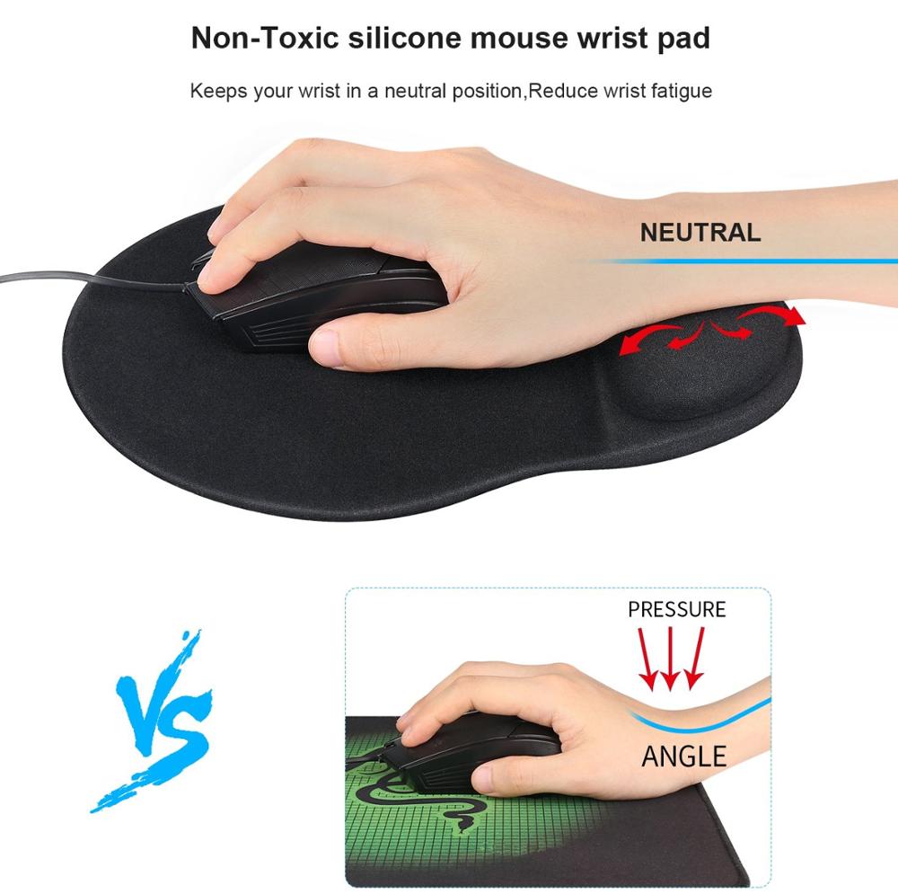 Tấm Lót Chuột Và Bàn Phím Bằng Memory Foam Siêu Bền Thoải Mái Tiện Dụng Cho Văn Phòng
