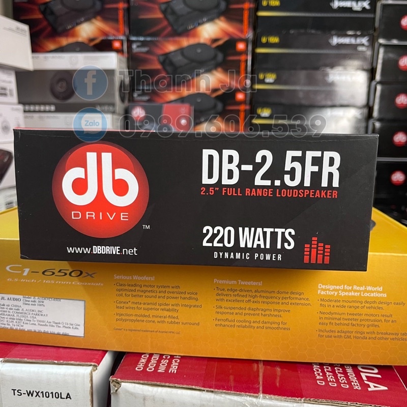 Loa Đặt Tablo Xe Db Drive 2.5FR USA Rất Hay